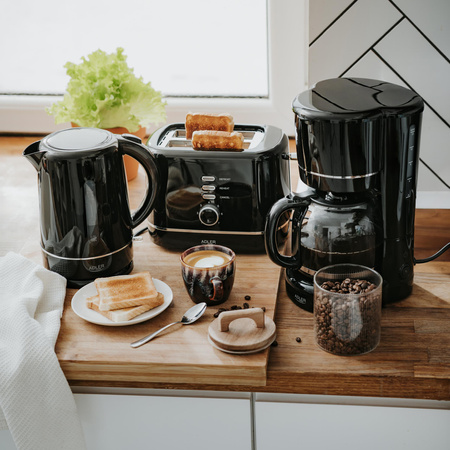 Ekspres przelewowy do kawy + toster + czajnik elektryczny Adler