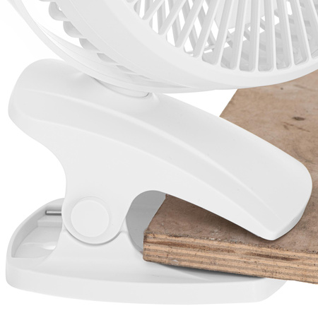 Wentylator biurkowy z klipsem 2w1 Adler AD7342 biały