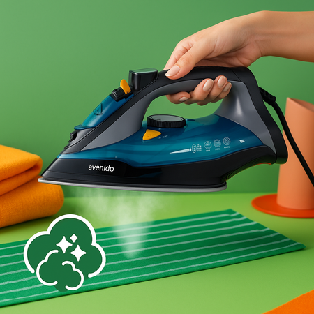 Żelazko parowe 3000W ceramiczne, 5 funkcji, 4 systemy ochrony avenido AV 5046
