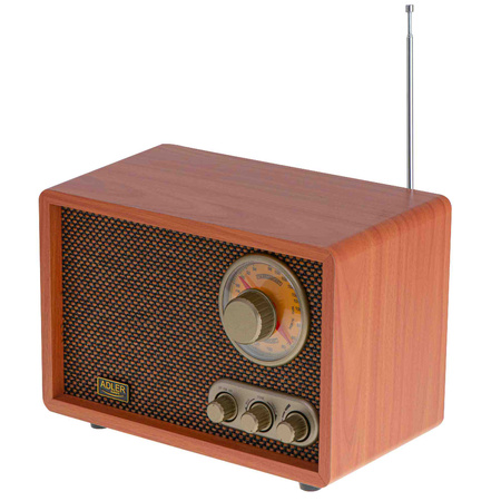 Retro Radio Bluetooth | Elegancki Design | Wysoka Jakość Dźwięku – Adler AD 1171
