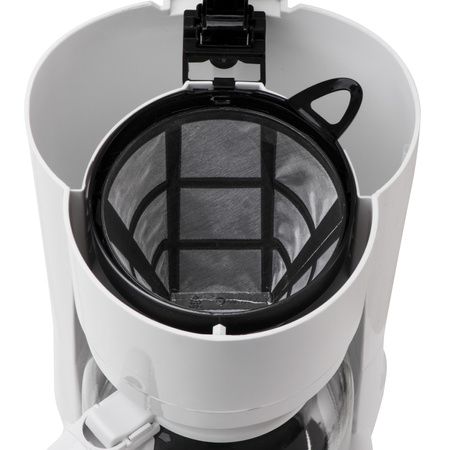 Ekspres do kawy przelewowy 900W szklany dzbanek 1,5L z podgrzewana podstawa Adler AD 4383w