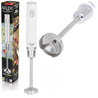 Blender Ręczny Adler AD 4617, Biały, Kompaktowy 0.75kg, SKU: AD4617