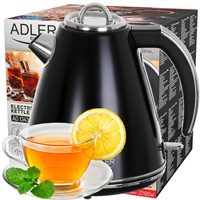 Czajnik elektryczny 1.5L, 2200W, stal nierdzewna, system Strix Adler AD 1343