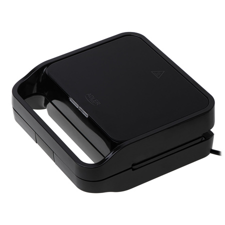 Opiekacz do Kanapek 2w1 z Funkcją Grillowania, Kompaktowy Design, Adler AD 3070 Black