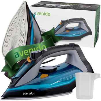 Żelazko parowe 3000W ceramiczne, 5 funkcji, 4 systemy ochrony avenido AV 5046