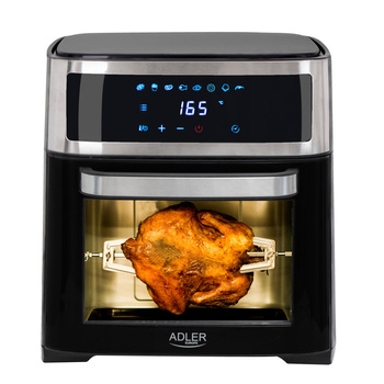 Piekarnik beztłuszczowy, pojemność 13L, 8 programów pieczenia, 2500W Adler AD 6309 AD6309