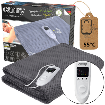 Elektryczny Koc Podkładowy Camry z Timerem i Regulacją Temperatury CR 7416