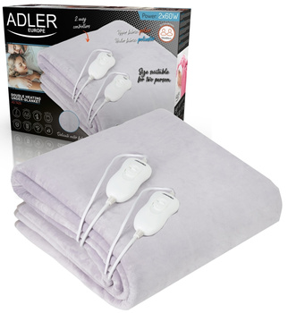 Elektryczny Koc Podkładowy z 2 Stopniami Grzania – Wysoka Wydajność i Komfort – Adler AD 7426