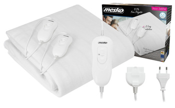 Elektryczny Koc Podkładowy z Regulacją Ciepła, Lekki i Bezpieczny - Mesko MS 7420