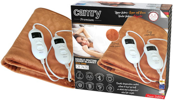 Elektryczny koc podkładowy z czasomierzem Camry - komfort cieplny CR 7436
