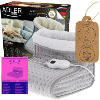 Elektryczny Ogrzewacz Stóp z Wyświetlaczem LCD i Pilotem Adler AD 7432